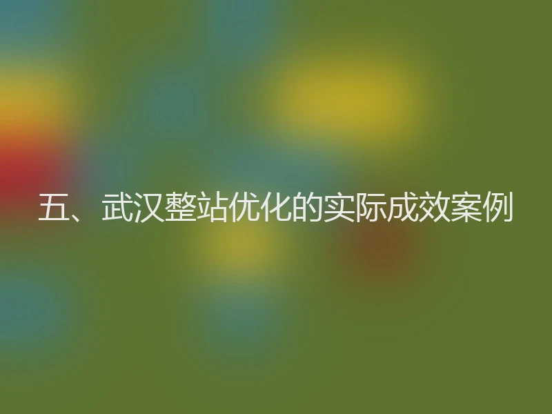 五、武汉整站优化的实际成效案例