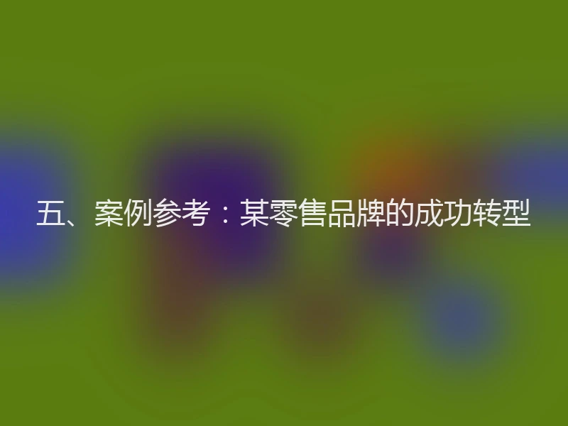 五、案例参考：某零售品牌的成功转型