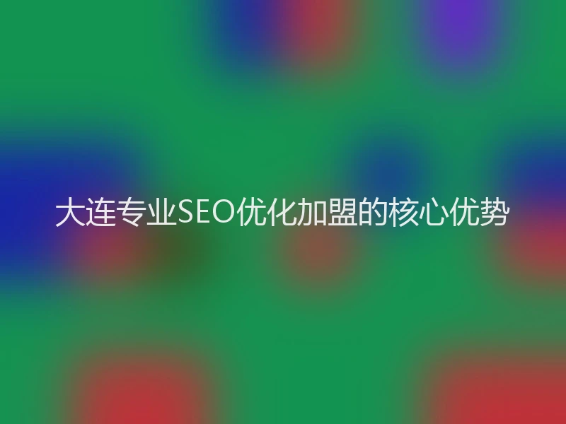 大连专业SEO优化加盟的核心优势