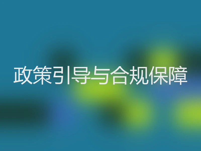 政策引导与合规保障