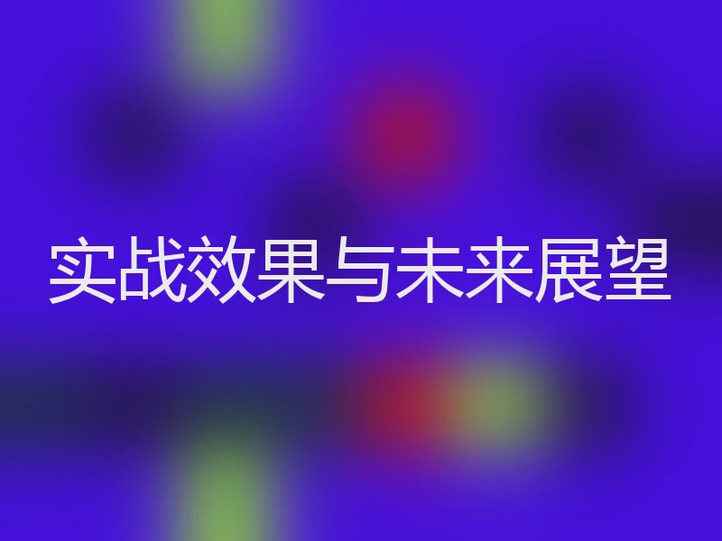实战效果与未来展望