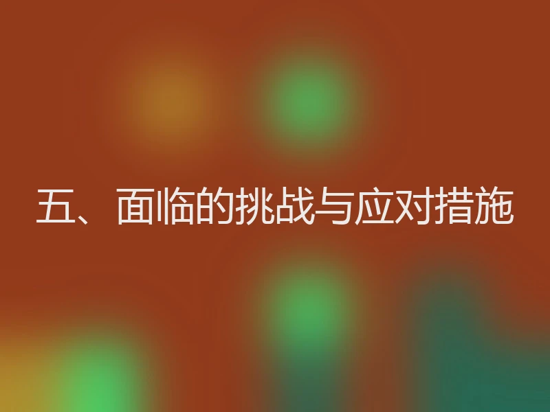 五、面临的挑战与应对措施