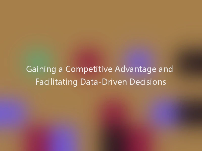 Gaining a Competitive Advantage and Facilitating Data-Driven Decisions