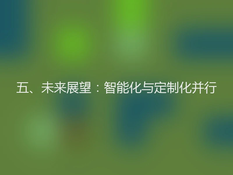 五、未来展望：智能化与定制化并行