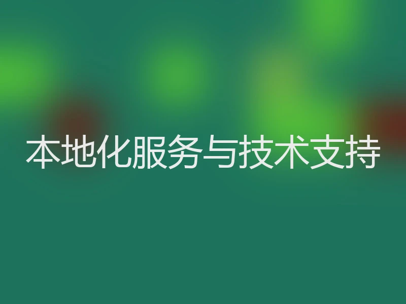 本地化服务与技术支持