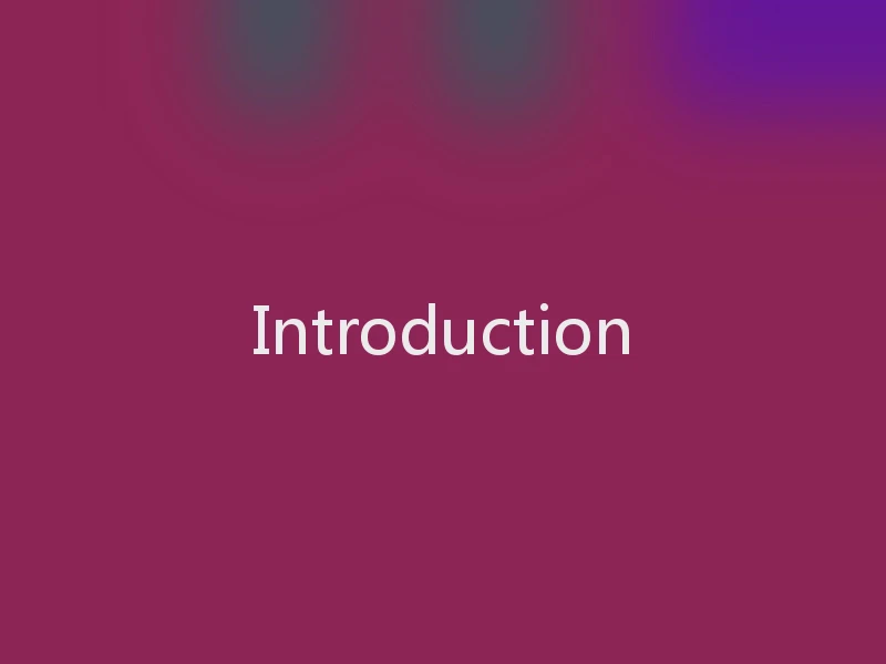 Introduction
