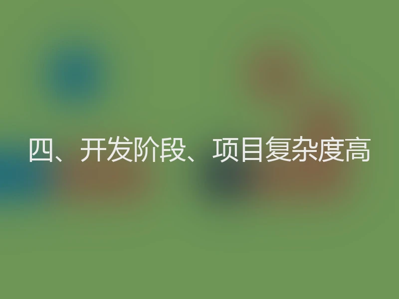 四、开发阶段、项目复杂度高