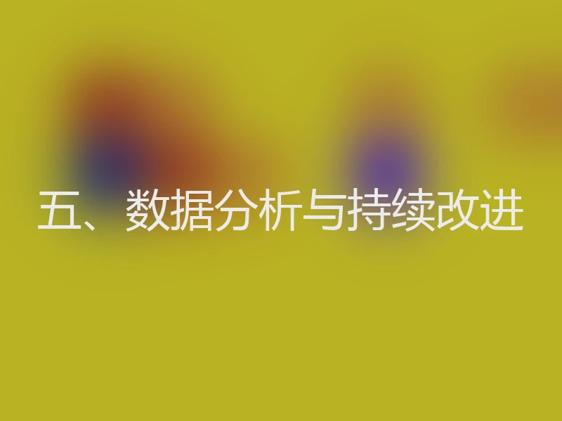 五、数据分析与持续改进