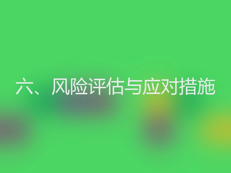 六、风险评估与应对措施