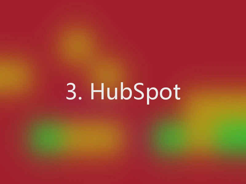3. HubSpot