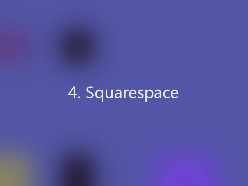 4. Squarespace