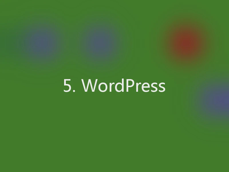 5. WordPress