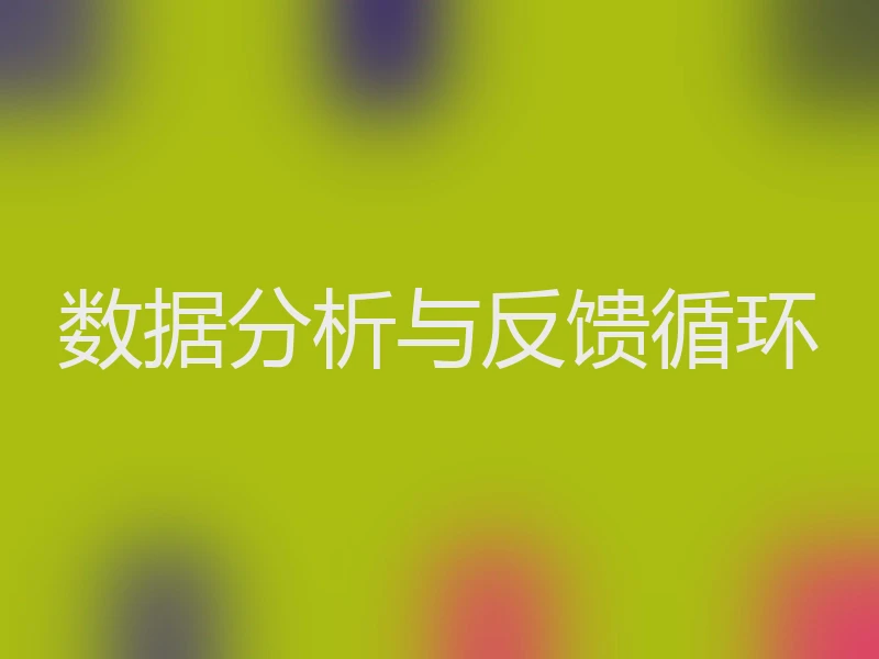 数据分析与反馈循环