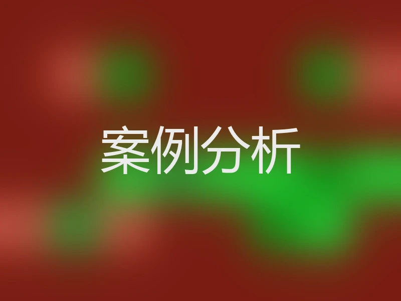 案例分析