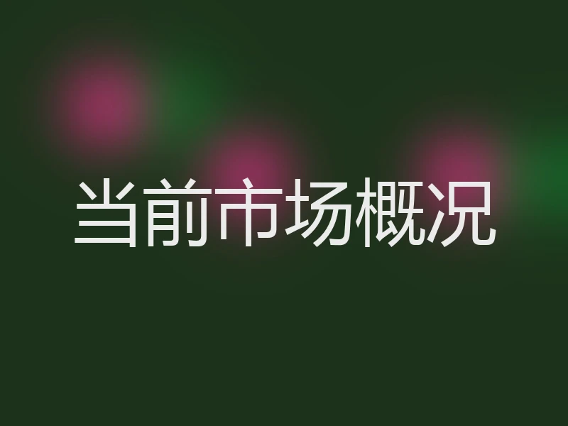 当前市场概况