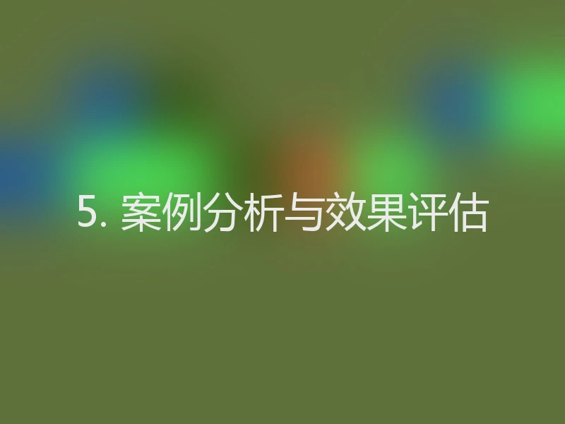 5. 案例分析与效果评估