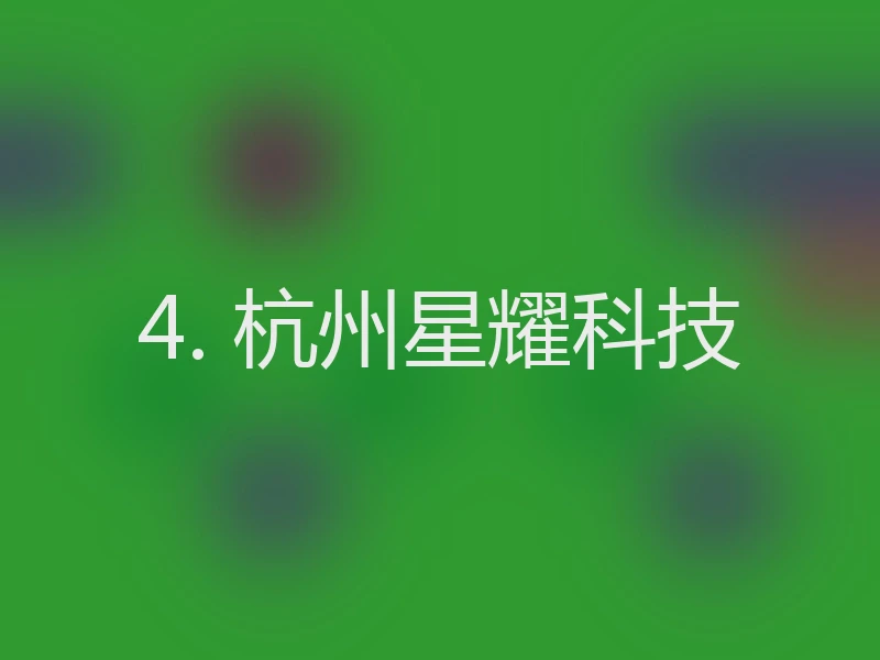 4. 杭州星耀科技