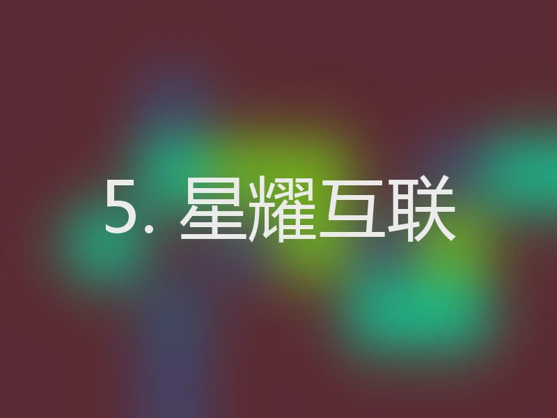 5. 星耀互联
