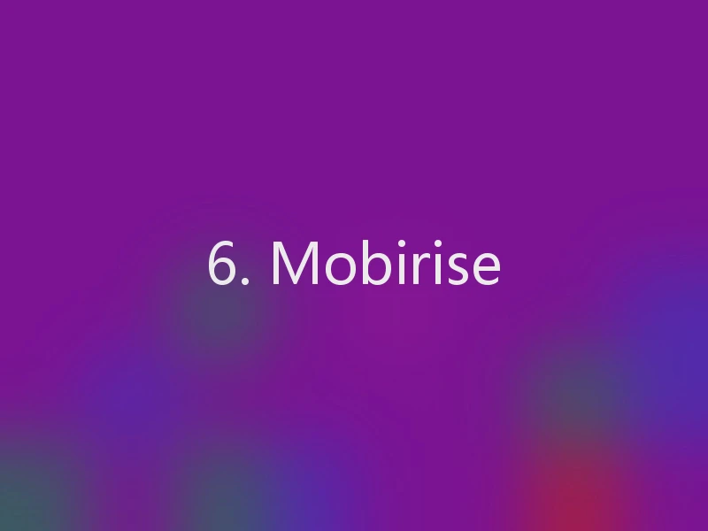 6. Mobirise