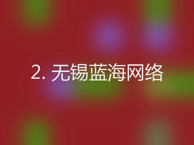 2. 无锡蓝海网络