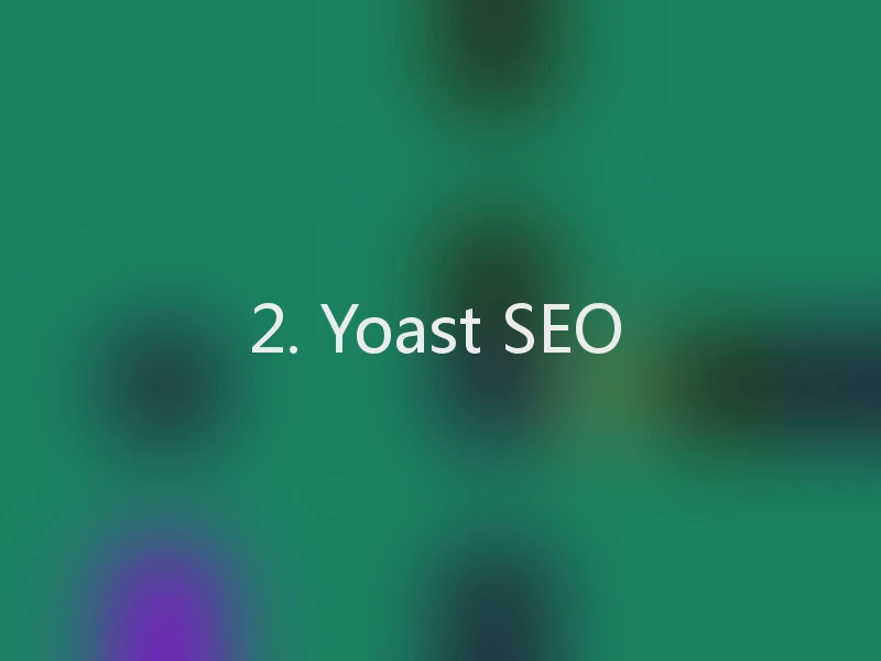 2. Yoast SEO