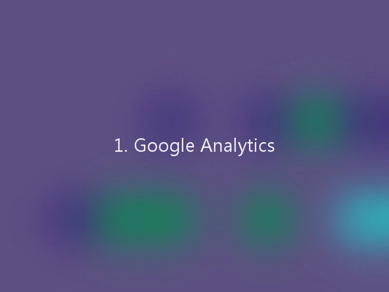 1. Google Analytics