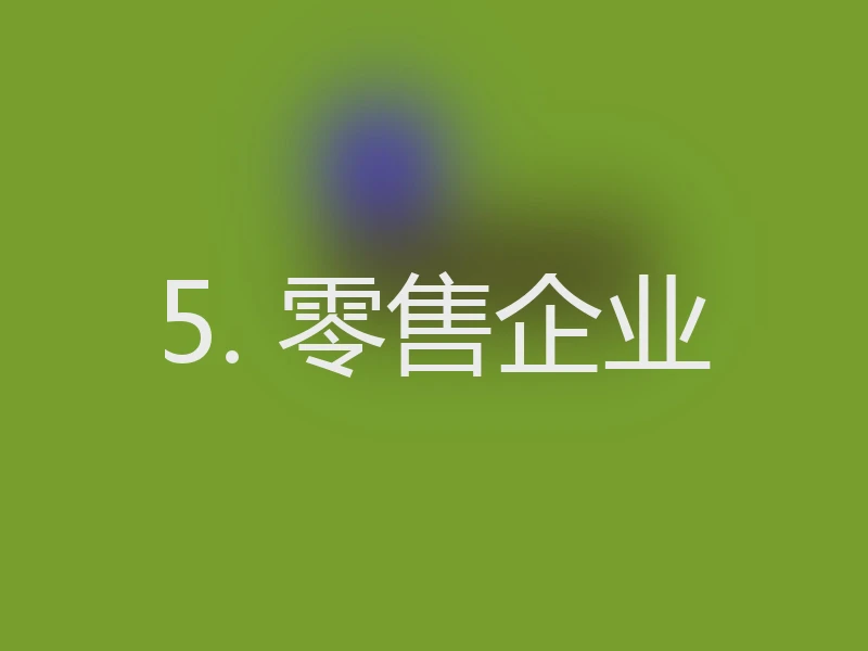 5. 零售企业