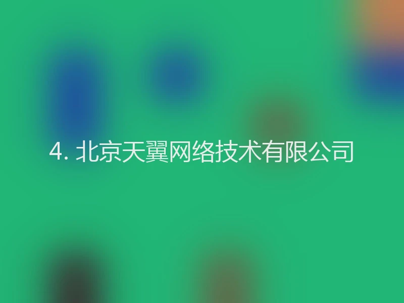 4. 北京天翼网络技术有限公司