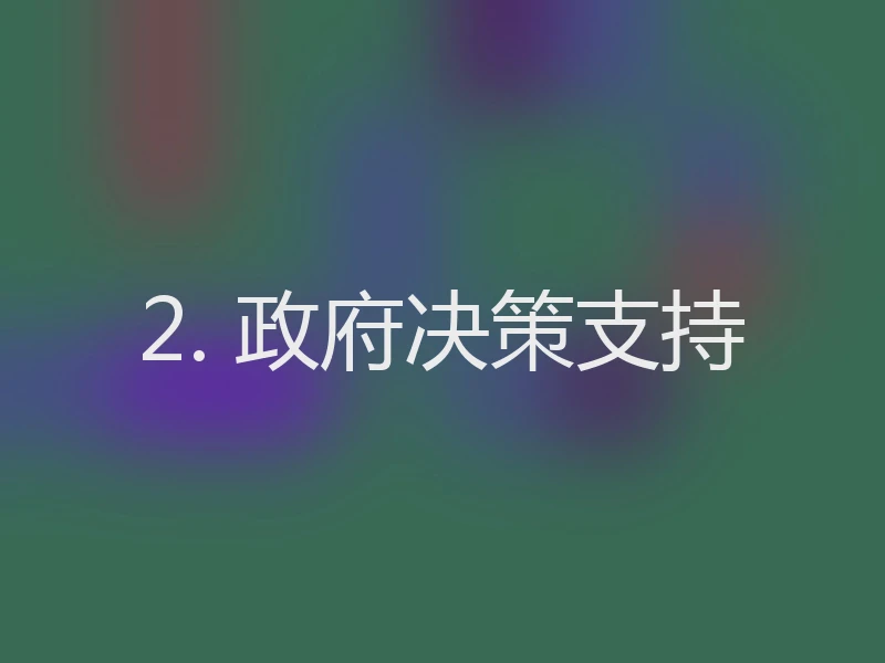 2. 政府决策支持