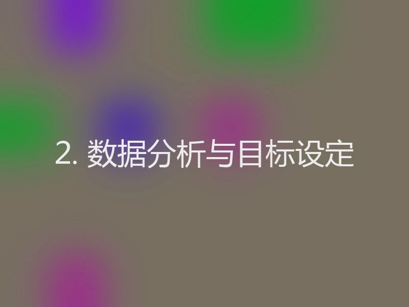 2. 数据分析与目标设定