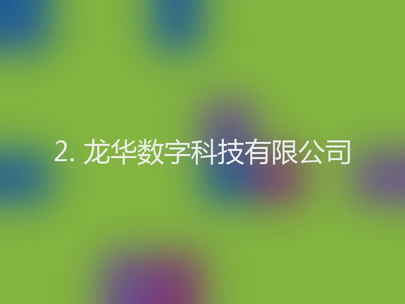 2. 龙华数字科技有限公司