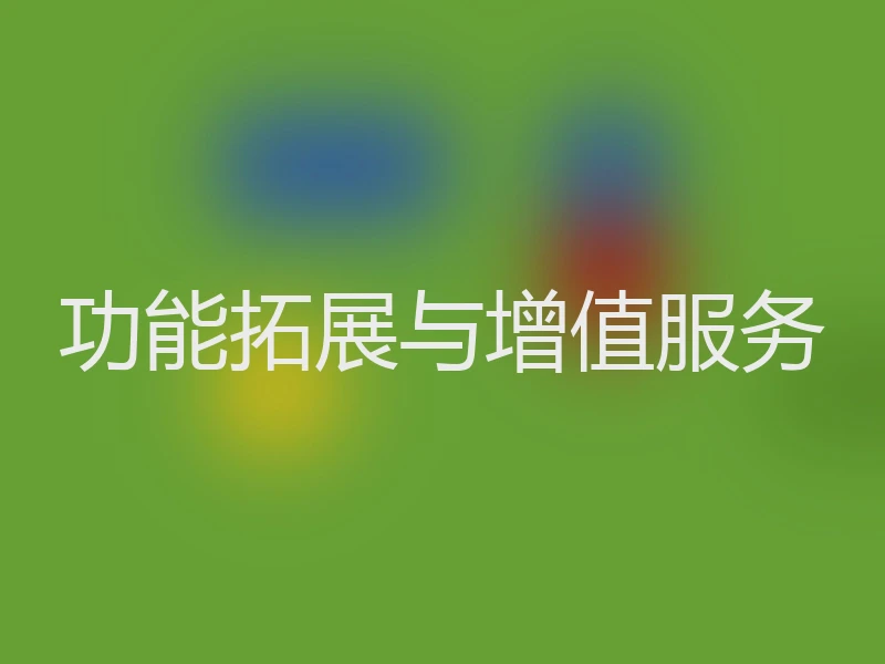 功能拓展与增值服务