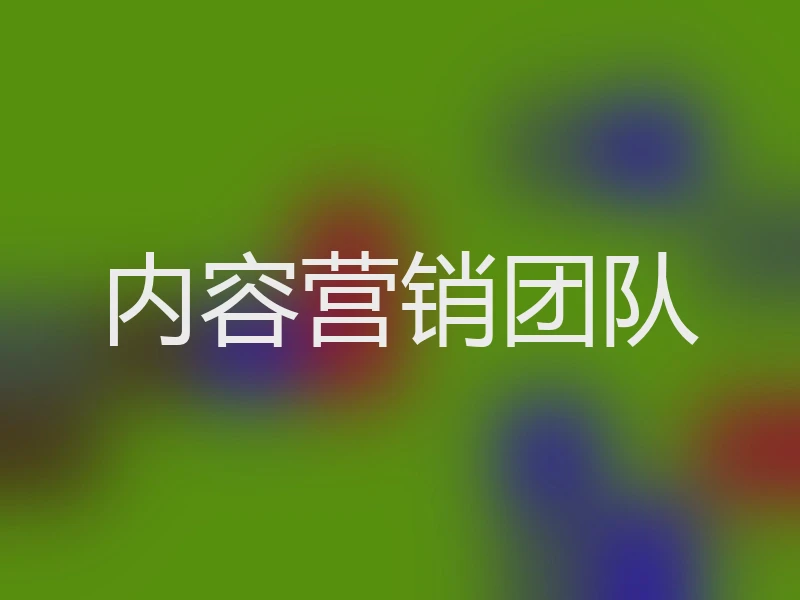 内容营销团队