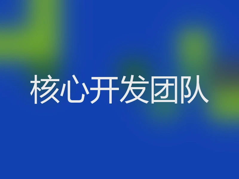 核心开发团队