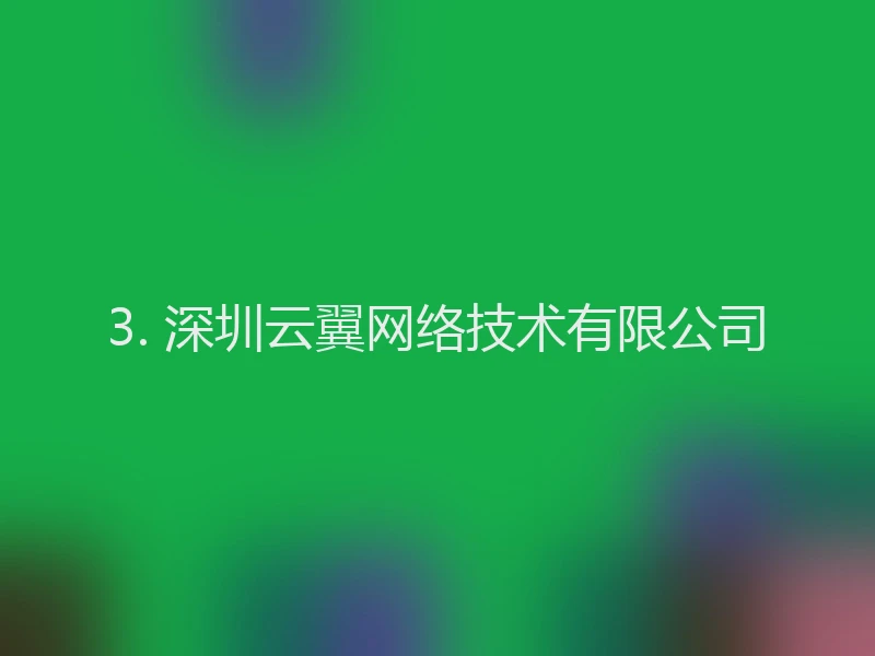 3. 深圳云翼网络技术有限公司
