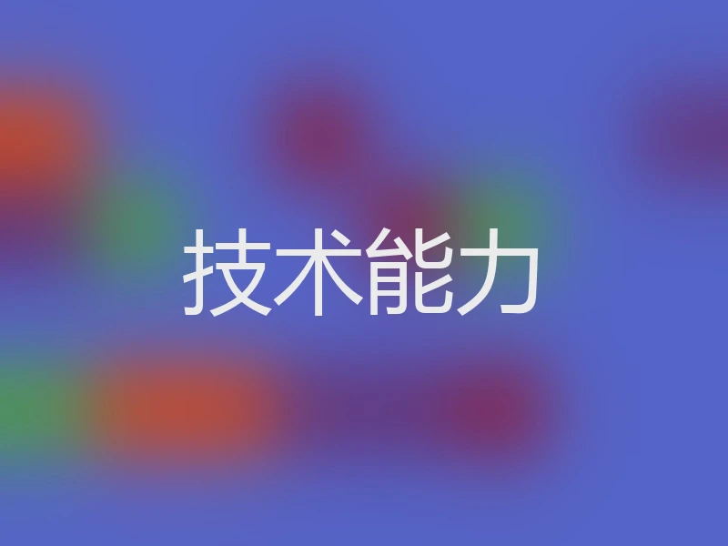 技术能力