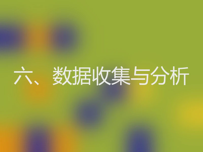六、数据收集与分析