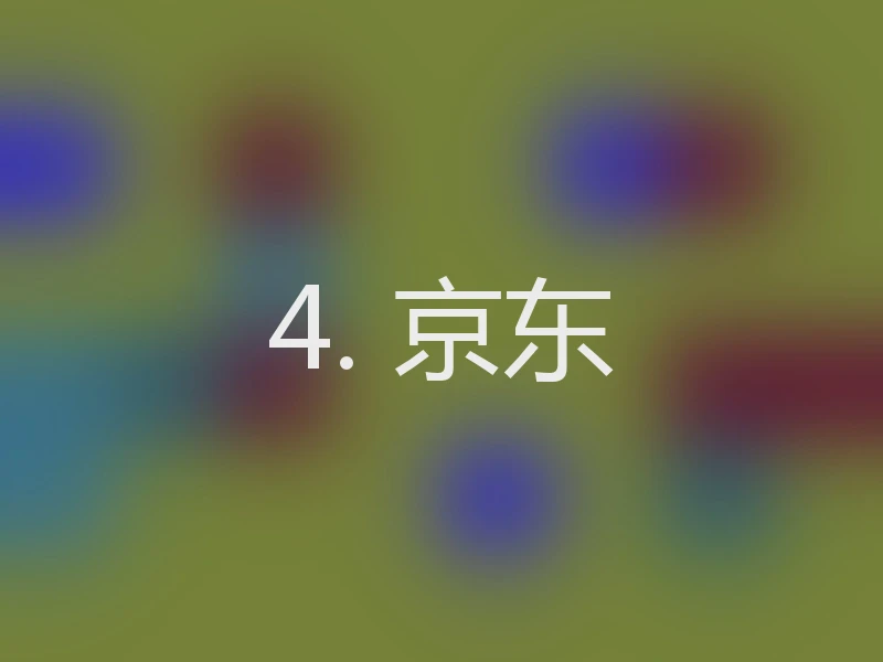 4. 京东
