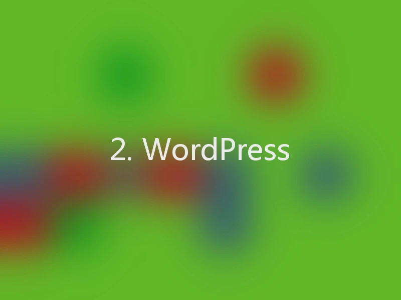 2. WordPress