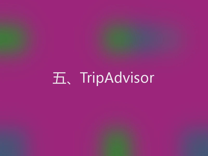五、TripAdvisor