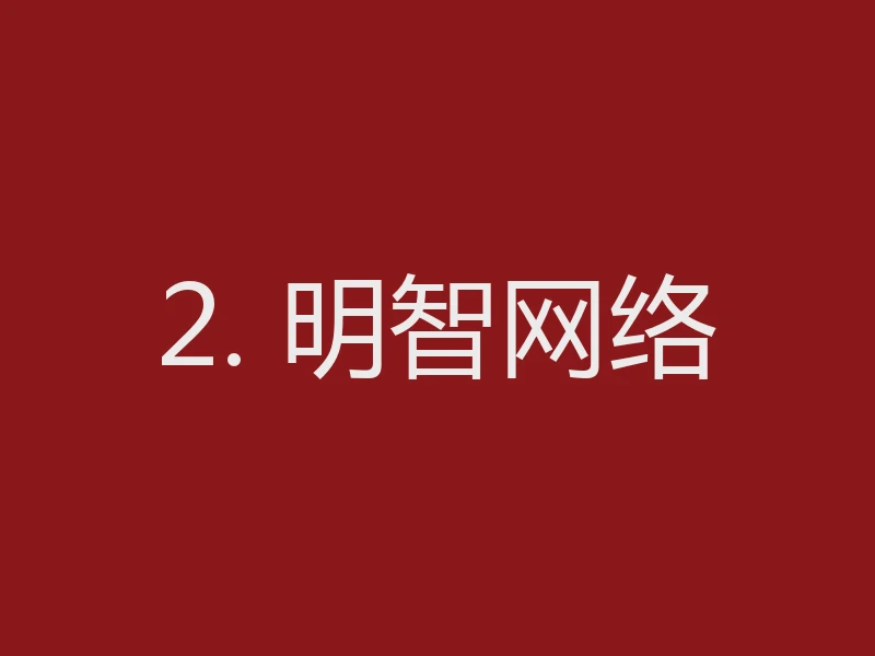 2. 明智网络