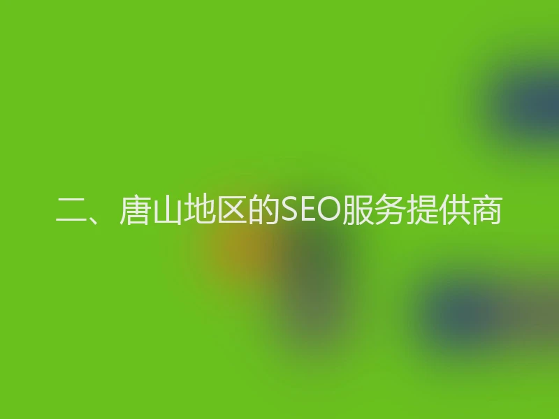 二、唐山地区的SEO服务提供商