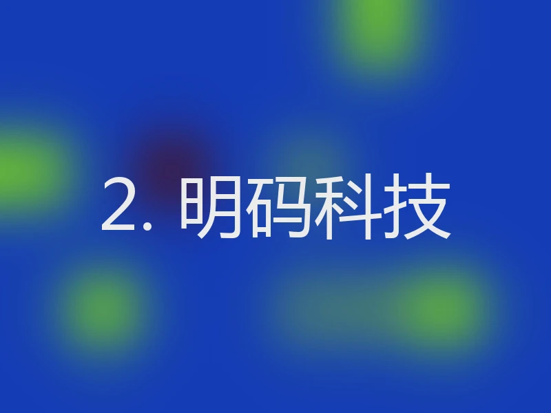 2. 明码科技