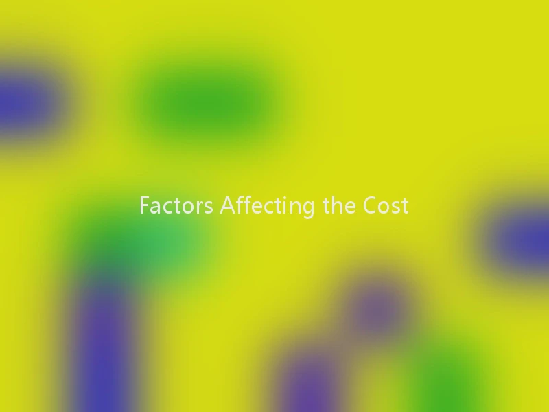 Factors Affecting the Cost