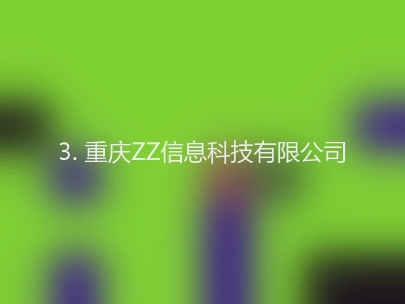 3. 重庆ZZ信息科技有限公司