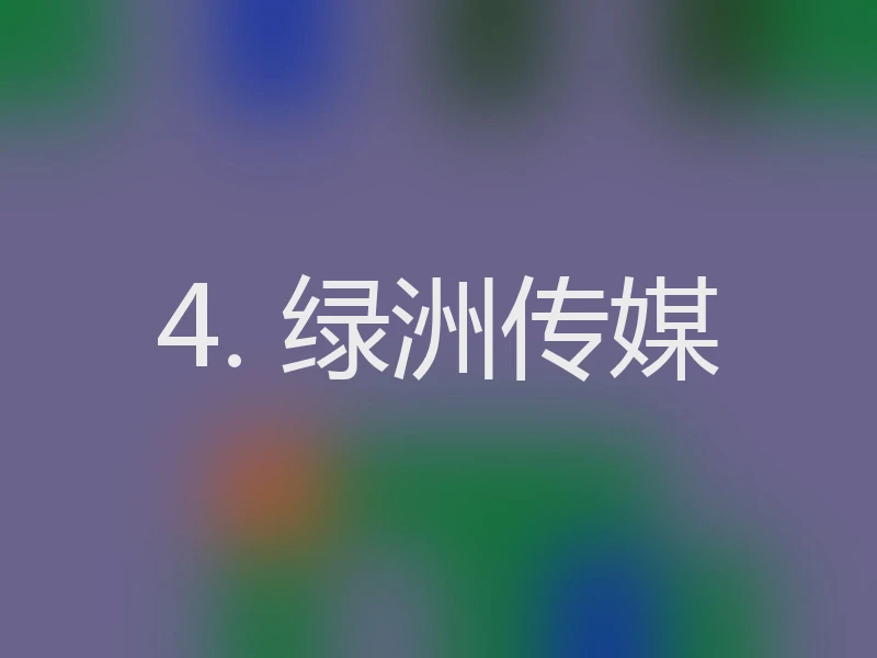 4. 绿洲传媒