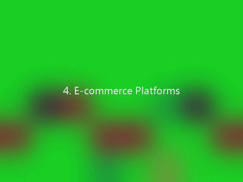 4. E-commerce Platforms